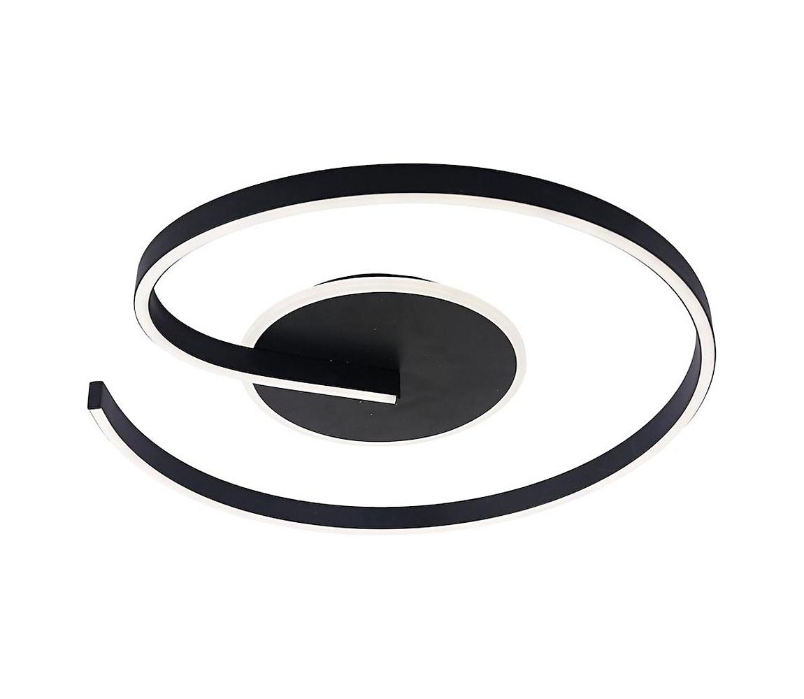 LED stropné svietidlo LORENZO LED/22W/230V pr. 50 cm čierne ML1848
