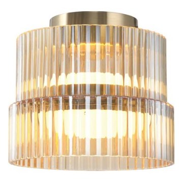LED Stropné svietidlo LUXE LED/12W/230V pr. 14,8 cm mosadz