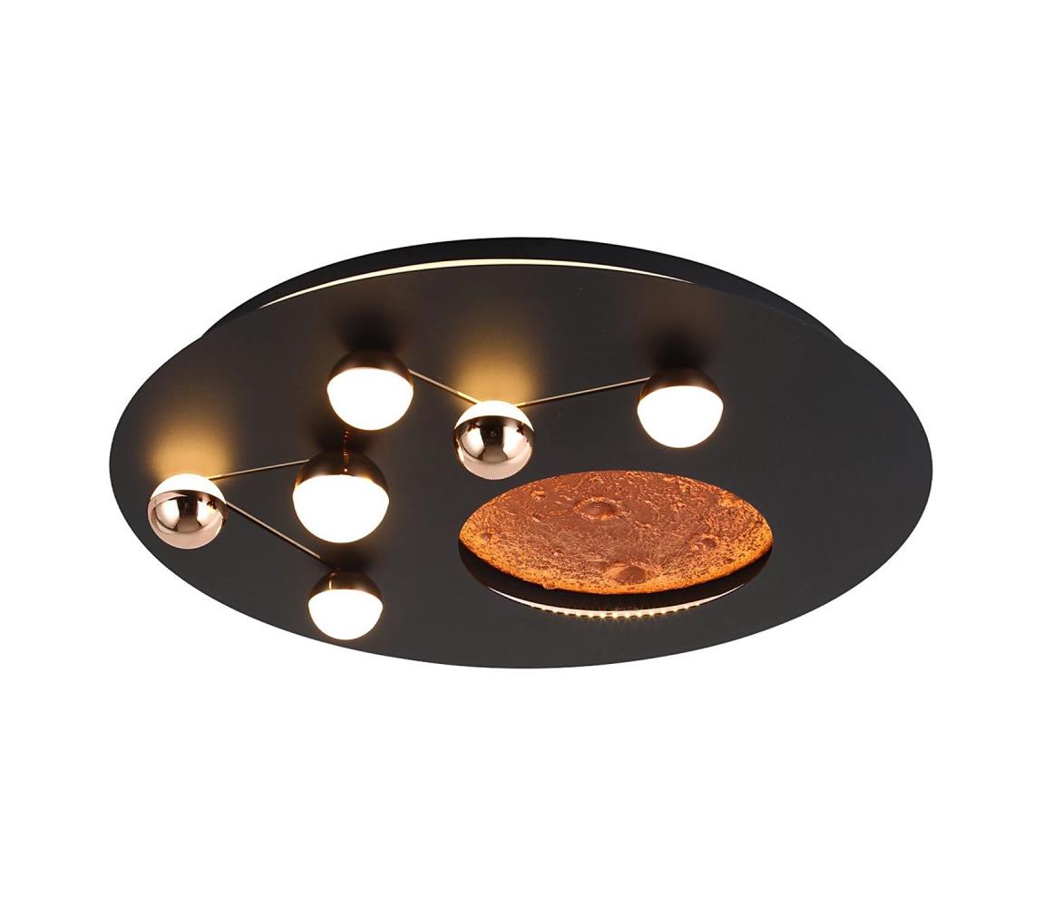 LED stropné svietidlo MARS LED/48W/230V 3000K čierne 701CHD1686
