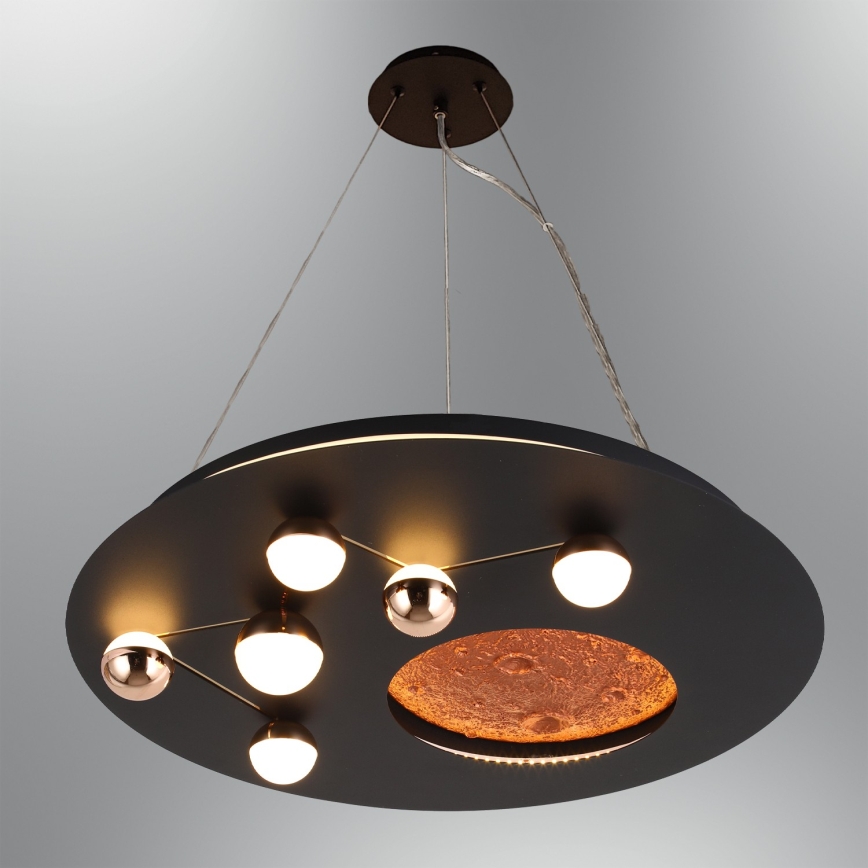 LED stropné svietidlo MARS LED/48W/230V 3000K čierne