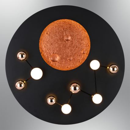 LED stropné svietidlo MARS LED/58W/230V 3000K čierne