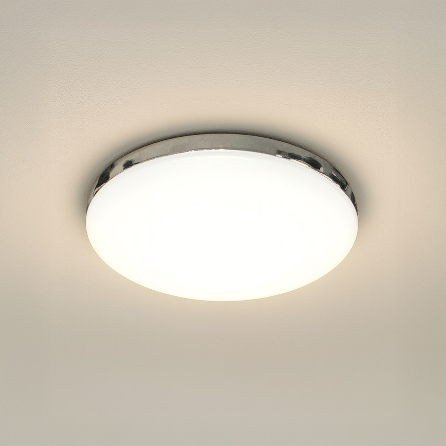 LED stropné svietidlo MAYA LED/10W/230V, priemer 26 cm, lesklý chróm