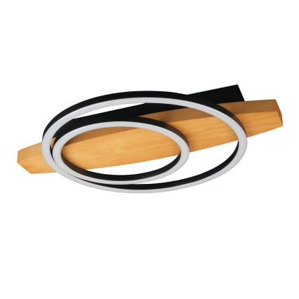 LED stropné svietidlo MELISA LED/28W/230V 30x40 cm borovica