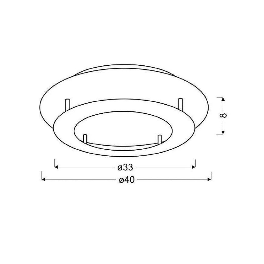 LED Stropné svietidlo MERLE LED/18W/230V