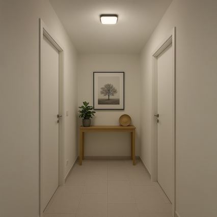 LED stropné svietidlo NEMO LED/11W/230V 26x26 cm čierne