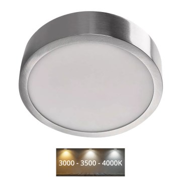 LED Stropné svietidlo NEXXO LED/12,5W/230V 3000/3500/4000K pr. 17 cm matný chróm