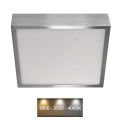 LED Stropné svietidlo NEXXO LED/21W/230 3000/3500/4000K 22,5x22,5 cm chróm