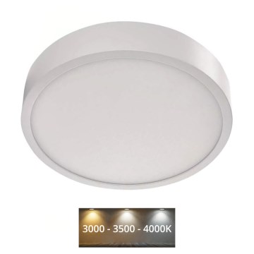 LED Stropné svietidlo NEXXO LED/21W/230V 3000/3500/4000K pr. 22,5 cm biela