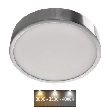 LED Stropné svietidlo NEXXO LED/21W/230V 3000/3500/4000K pr. 22,5 cm lesklý chróm