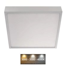 LED Stropné svietidlo NEXXO LED/28,5W/230V 3000/3500/4000K 30x30 cm biela