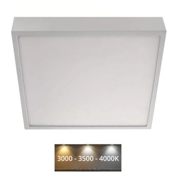 LED Stropné svietidlo NEXXO LED/28,5W/230V 3000/3500/4000K 30x30 cm biela