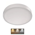 LED Stropné svietidlo NEXXO LED/28,5W/230V 3000/3500/4000K pr. 30 cm biela