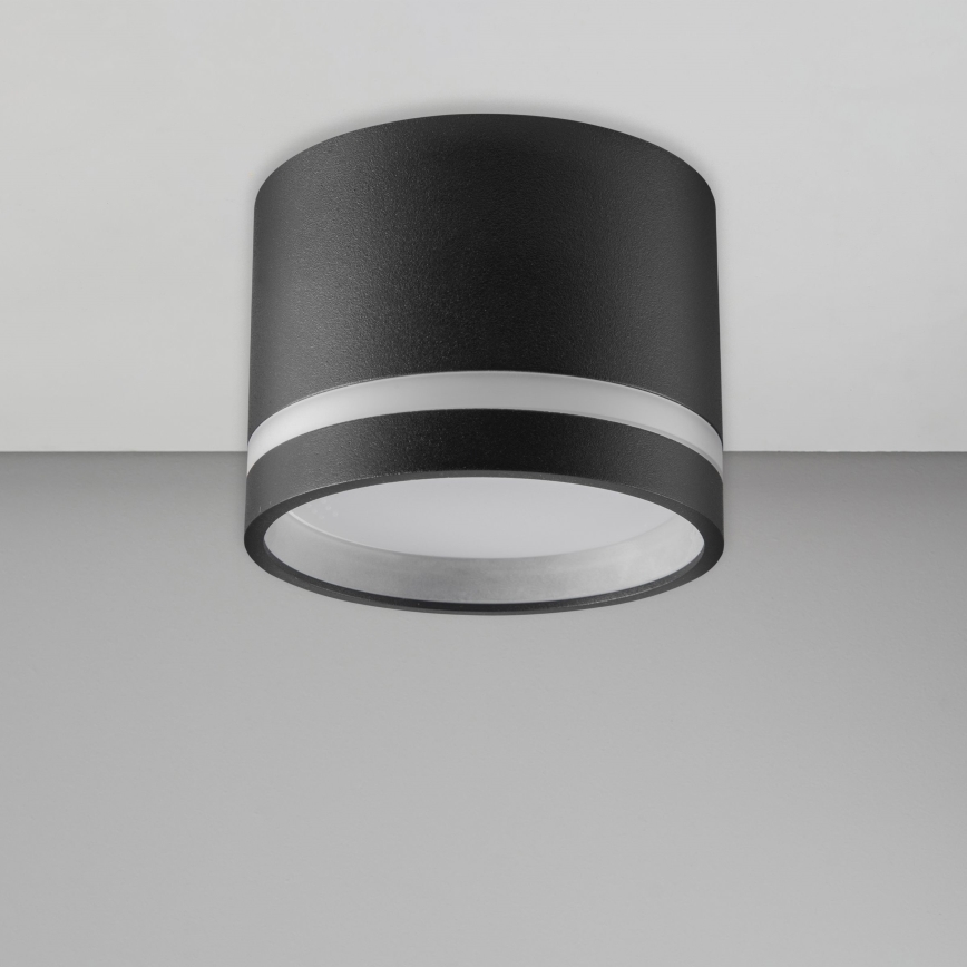 LED Stropné svietidlo PARIS 1xGX53/6W/230V čierna