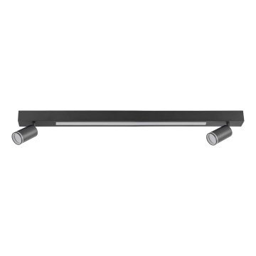 LED Stropné svietidlo PARIS LED/24W/230V + 2xGU10/10W čierna