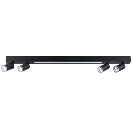 LED Stropné svietidlo PARIS LED/24W/230V + 4xGU10/10W čierna