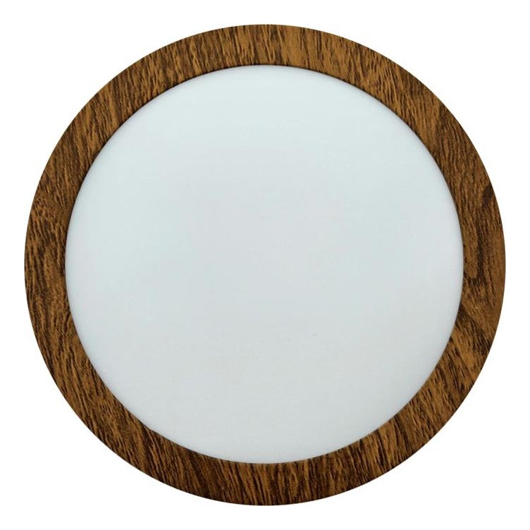 LED Stropné svietidlo RING LED/12W/230V 4200K pr. 16 cm hnedá
