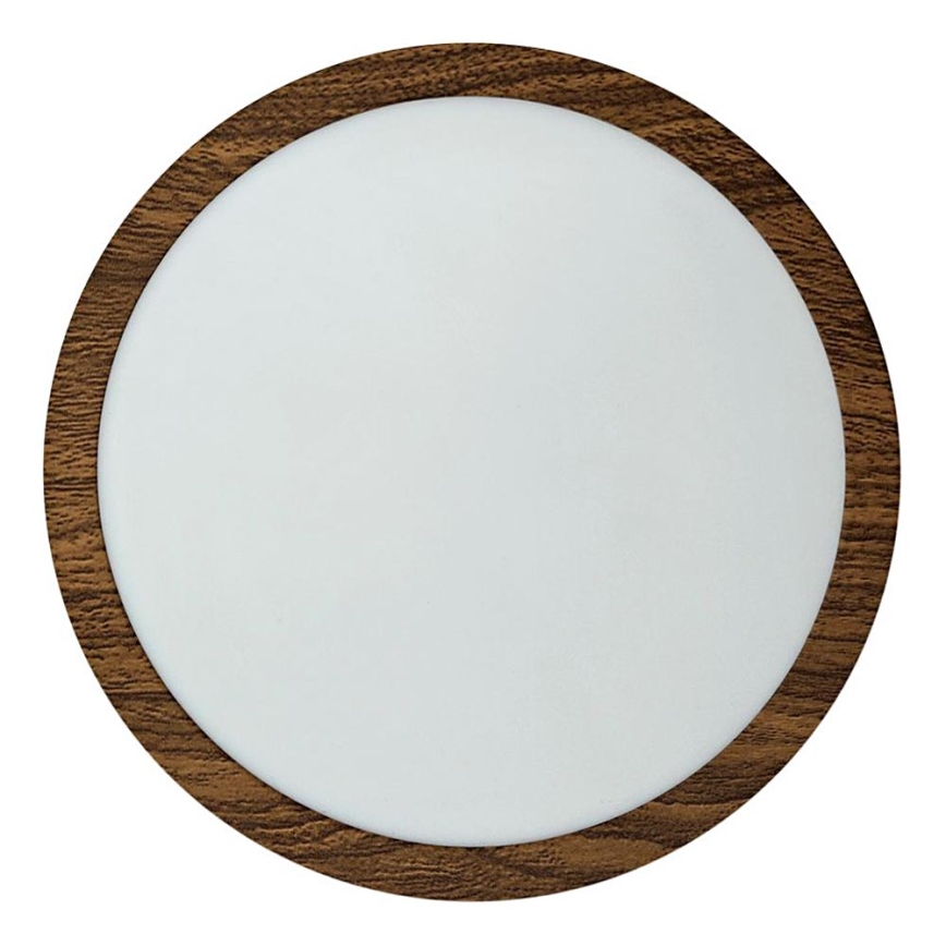 LED Stropné svietidlo RING LED/18W/230V 4200K pr. 21 cm hnedá