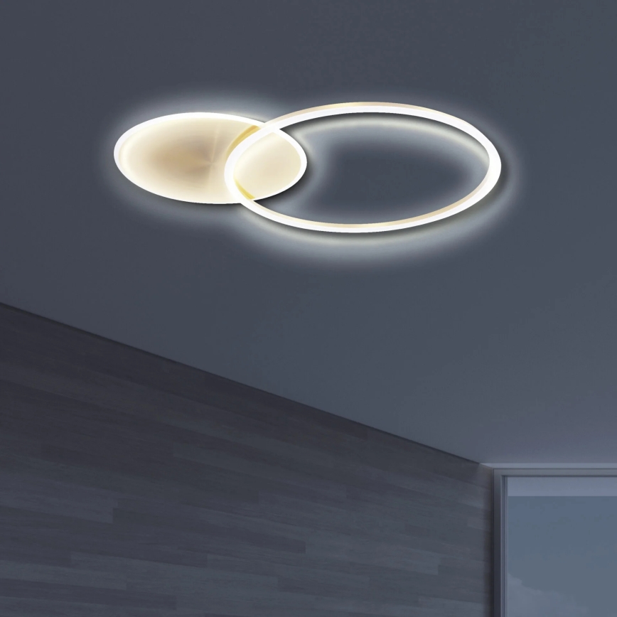 LED Stropné svietidlo ROMAN LED/33W/230V 4000K zlatá