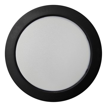 LED Stropné svietidlo ROUND LED/18W/230V 4000K pr. 21,7 cm čierna