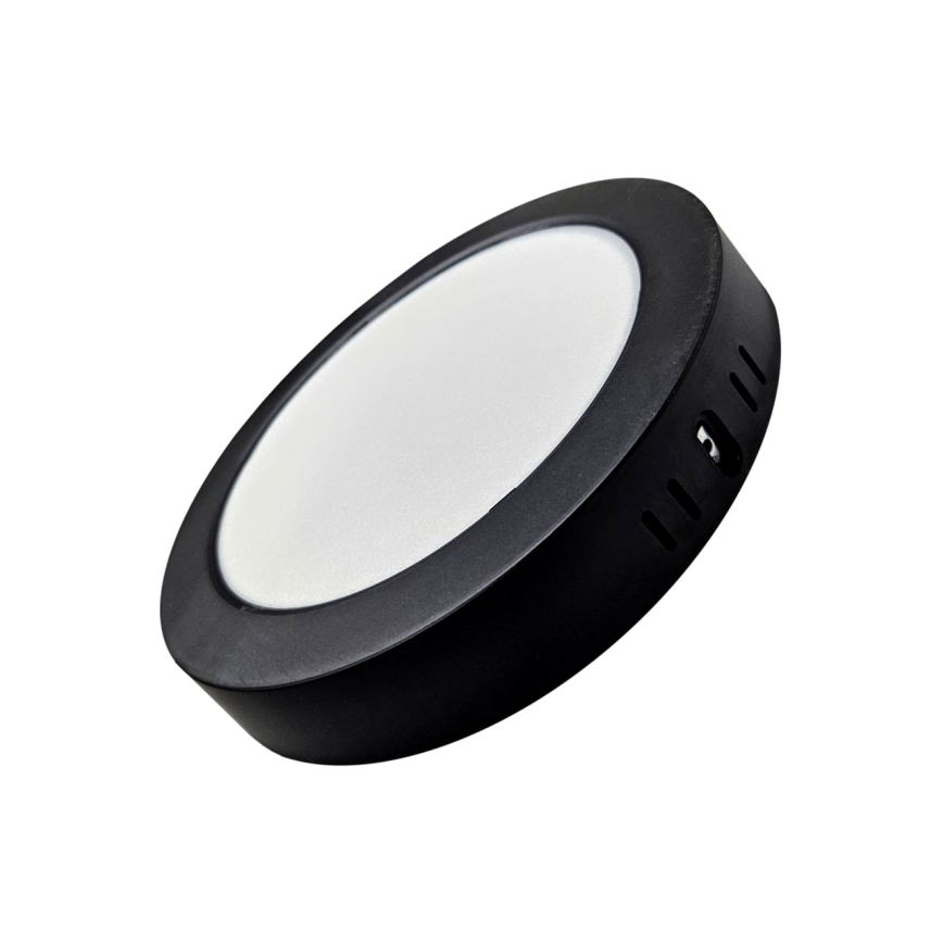 LED Stropné svietidlo ROUND LED/18W/230V 4000K pr. 21,7 cm čierna