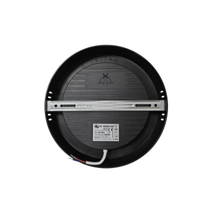 LED Stropné svietidlo ROUND LED/18W/230V 4000K pr. 21,7 cm čierna