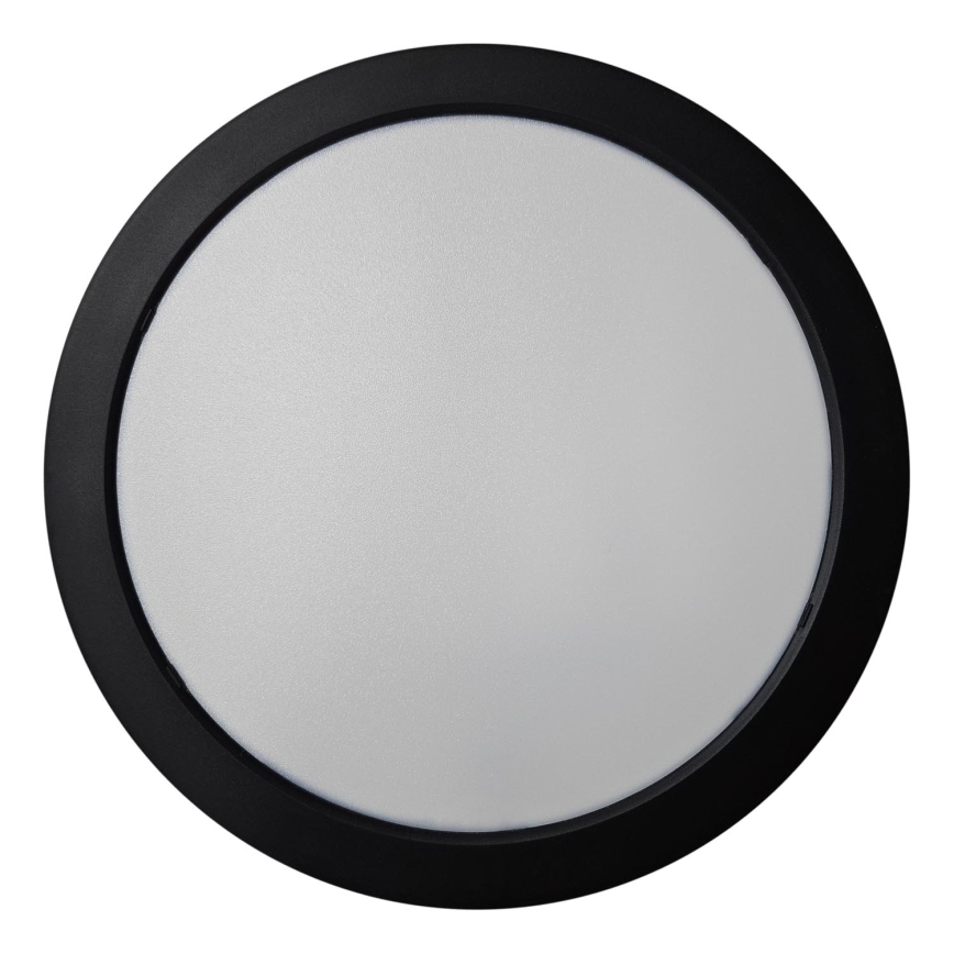 LED Stropné svietidlo ROUND LED/24W/230V 4000K pr. 28,8 cm čierna