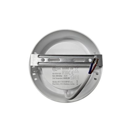 LED Stropné svietidlo ROUND LED/6W/230V 4000K pr. 12,1 cm biela