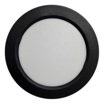 LED Stropné svietidlo ROUND LED/6W/230V 4000K pr. 12,1 cm čierna