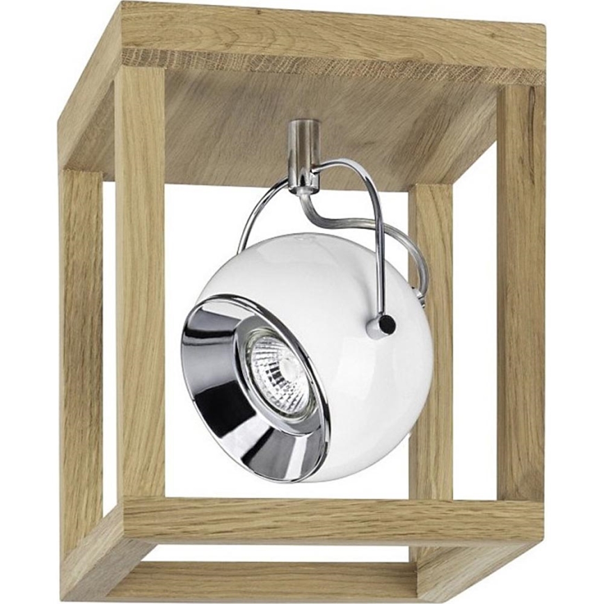LED Stropné svietidlo ROY 1xGU10/5W/230V matný dub