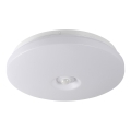 LED stropné svietidlo s detekciou pohybu a súmraku FOGLER LED/12W/230V pr. 28 cm