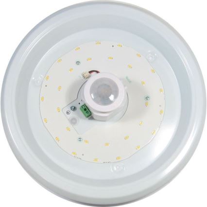 LED Stropné svietidlo s PIR senzorom LED/16W/230V 4000K