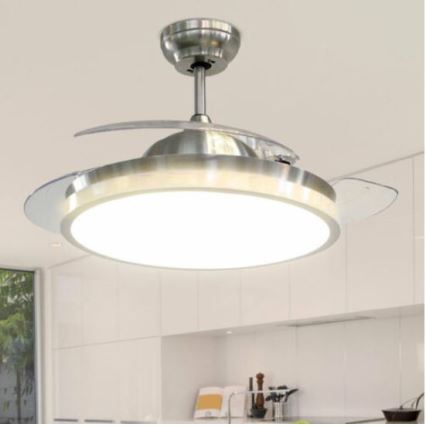 LED Stropné svietidlo s ventilátorom LED/30W/230V 3000/4000/6400K + diaľkové ovládanie