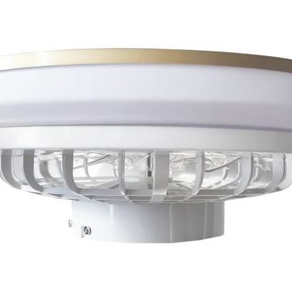 LED Stmievateľné stropné svietidlo s ventilátorom OPAL LED/48W/230V 3000-6500K + diaľkové ovládanie