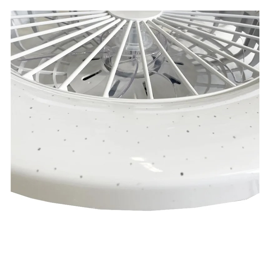 LED Stmievateľné stropné svietidlo s ventilátorom STAR LED/48W/230V 3000-6500K + diaľkové ovládanie