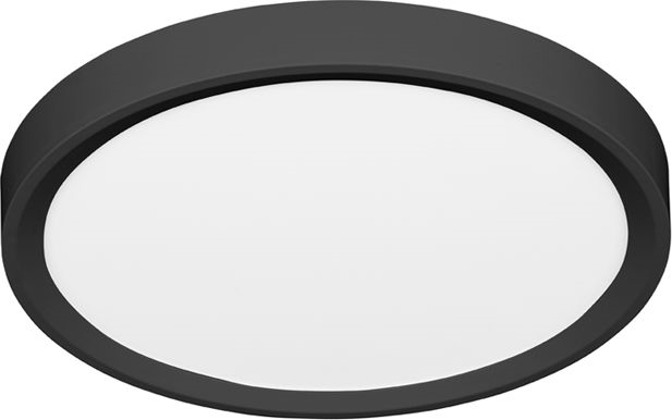 LED Stropné svietidlo SALY LED/40W/230V 3000/4000/6000K pr. 50 cm IP40 čierna