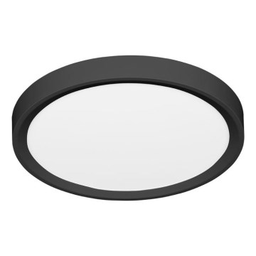 LED Stropné svietidlo SALY LED/50W/230V 3000/4000/6000K pr. 60 cm IP40 čierna