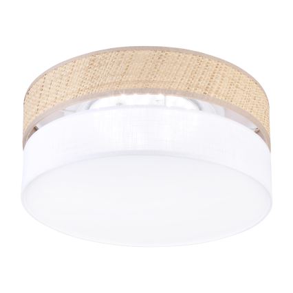 LED stropné svietidlo SIRJA BOHO LED/20W/230V 4000K pr. 35 cm béžová/biela