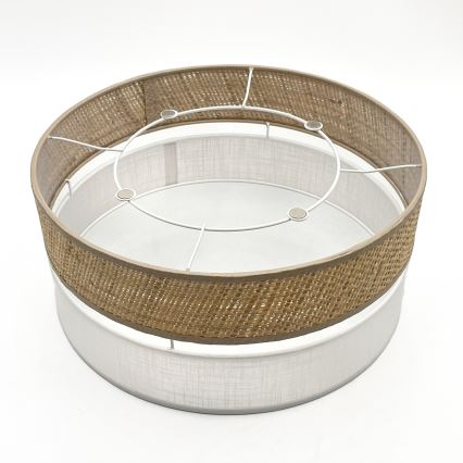 LED stropné svietidlo SIRJA BOHO LED/20W/230V 4000K pr. 35 cm béžová/biela