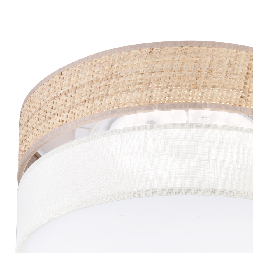 LED stropné svietidlo SIRJA BOHO LED/20W/230V 4000K priemer 35 cm béžová/krémová