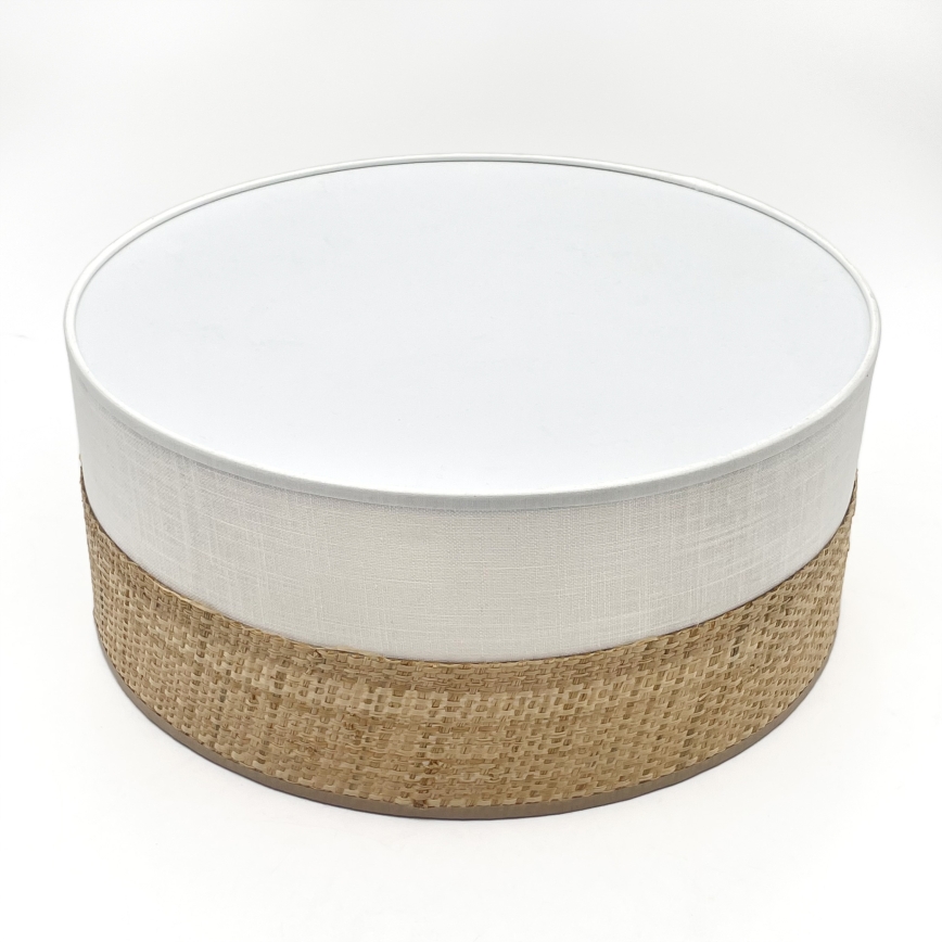 LED stropné svietidlo SIRJA BOHO LED/20W/230V 4000K pr. 35 cm béžová/biela