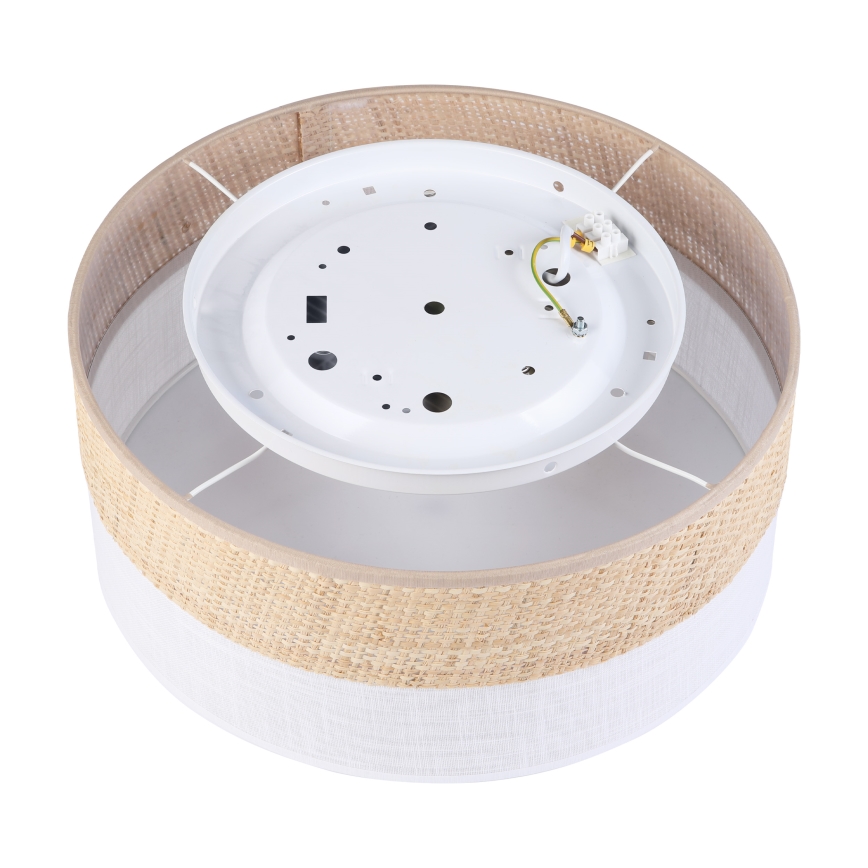 LED stropné svietidlo SIRJA BOHO LED/20W/230V 4000K pr. 35 cm béžová/biela