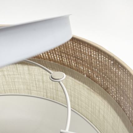 LED stropné svietidlo SIRJA BOHO LED/20W/230V 4000K priemer 35 cm béžová/krémová