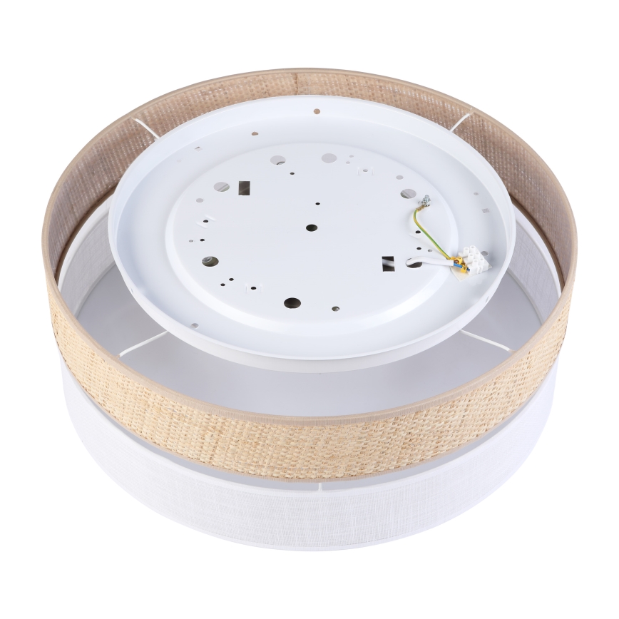 LED stropné svietidlo SIRJA BOHO LED/36W/230V 4000K pr. 45 cm béžová/biela