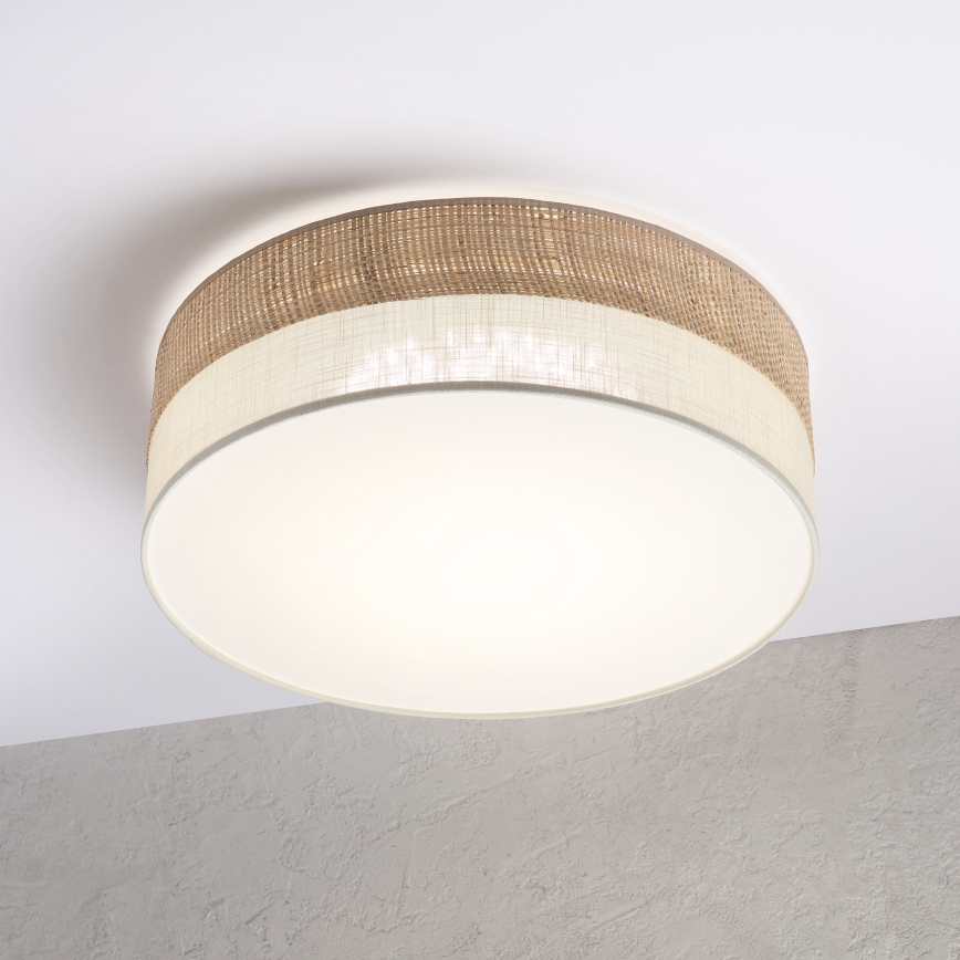 LED stropné svietidlo SIRJA BOHO LED/36W/230V 4000K pr. 45 cm béžová/krémová