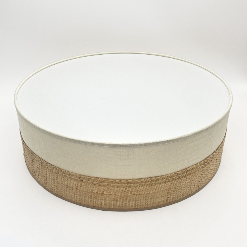 LED stropné svietidlo SIRJA BOHO LED/36W/230V 4000K pr. 45 cm béžová/krémová