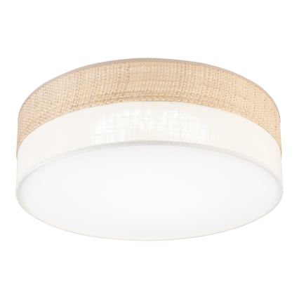 LED stropné svietidlo SIRJA BOHO LED/36W/230V 4000K pr. 45 cm béžová/krémová