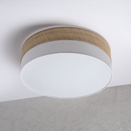 LED stropné svietidlo SIRJA BOHO LED/36W/230V 4000K pr. 45 cm béžová/biela