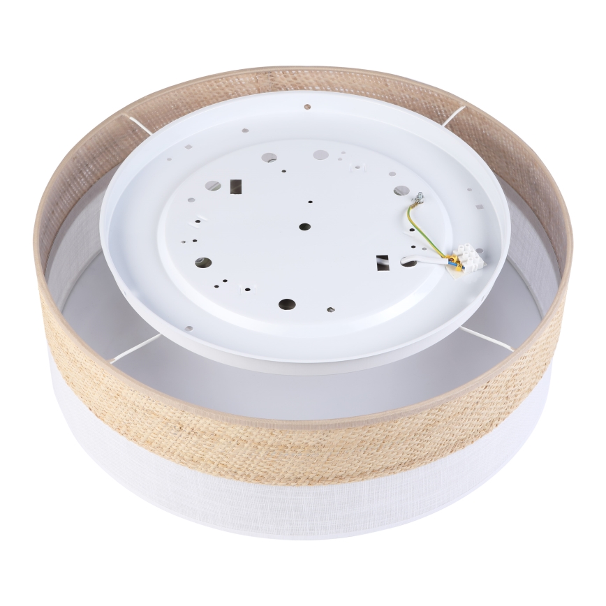 LED stropné svietidlo SIRJA BOHO LED/36W/230V 4000K pr. 45 cm béžová/biela