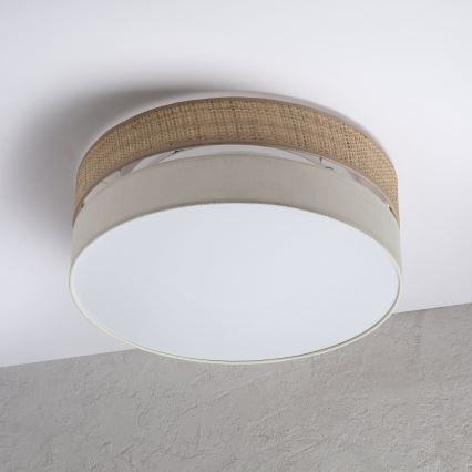 LED stropné svietidlo SIRJA BOHO LED/36W/230V 4000K priemer 45 cm béžová/krémová