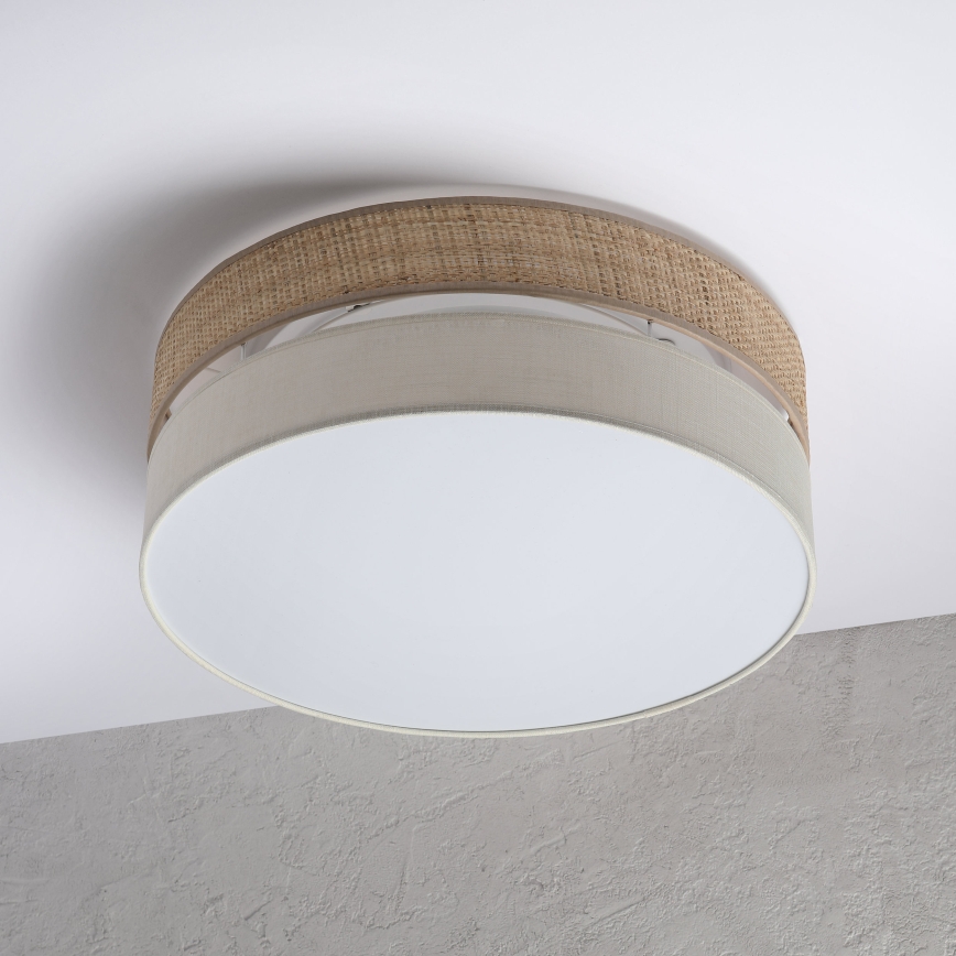 LED stropné svietidlo SIRJA BOHO LED/36W/230V 4000K priemer 45 cm béžová/krémová